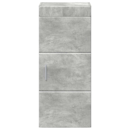 Bathroom Wall Cabinet TULUM Concrete Grey 37 x 24.5 x 86 cm