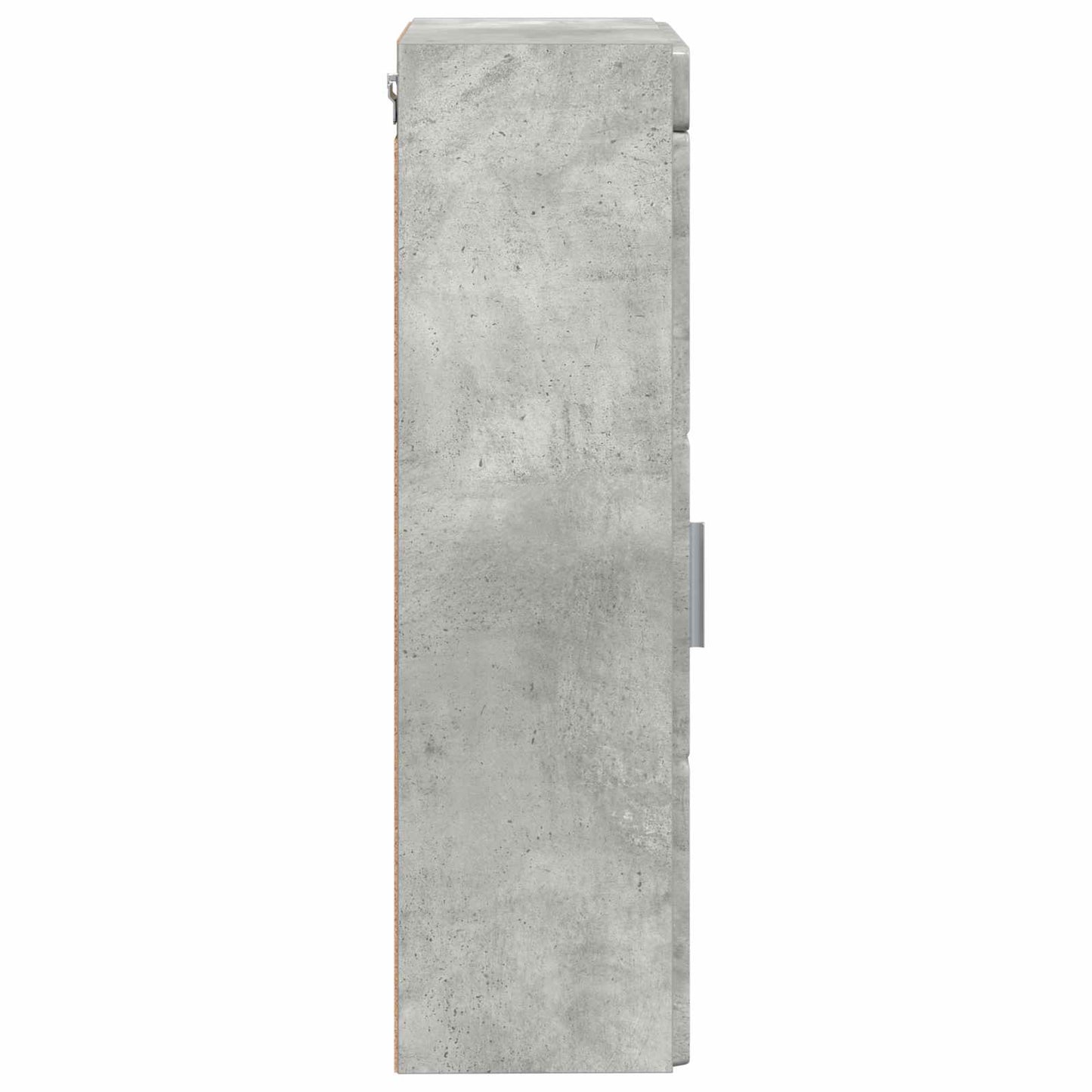 Bathroom Wall Cabinet TULUM Concrete Grey 37 x 24.5 x 86 cm