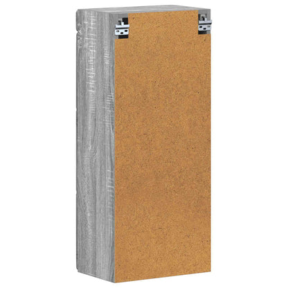 Bathroom Wall Cabinet TULUM Grey Sonoma 37 x 24.5 x 86 cm