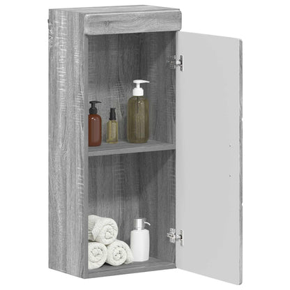 Bathroom Wall Cabinet TULUM Grey Sonoma 37 x 24.5 x 86 cm