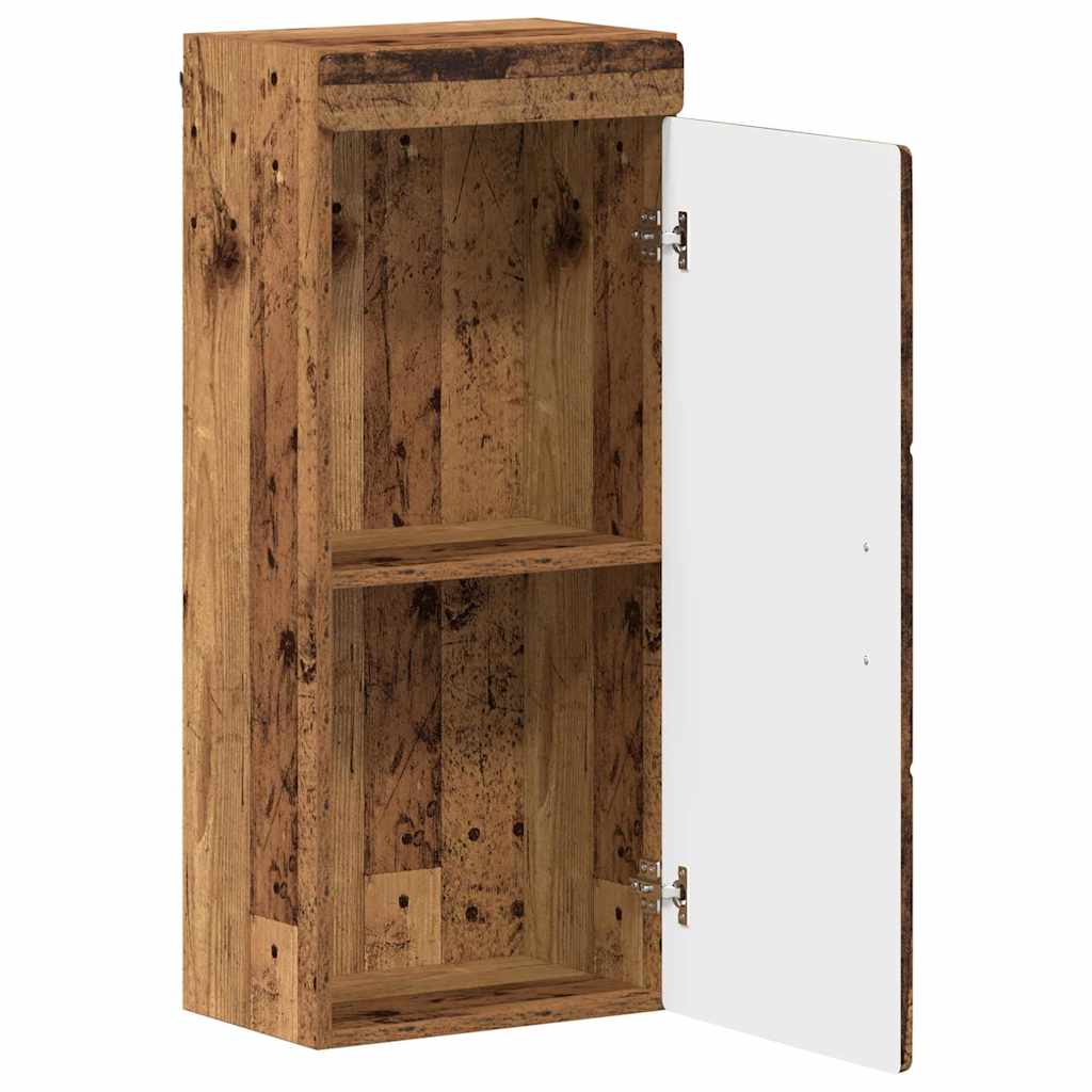Bathroom Wall Cabinet TULUM Old Wood 37 x 24.5 x 86 cm
