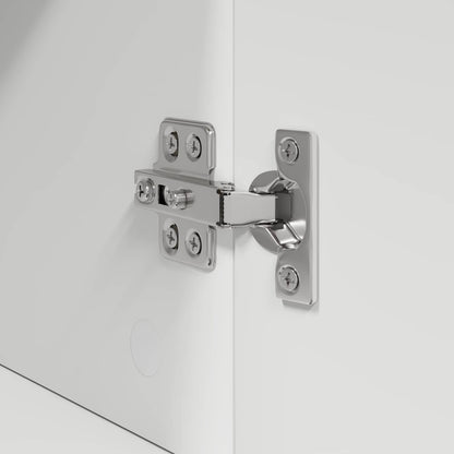 Bathroom Cabinet Set with Drawer TULUM White 37 x 31.5 x 82 cm