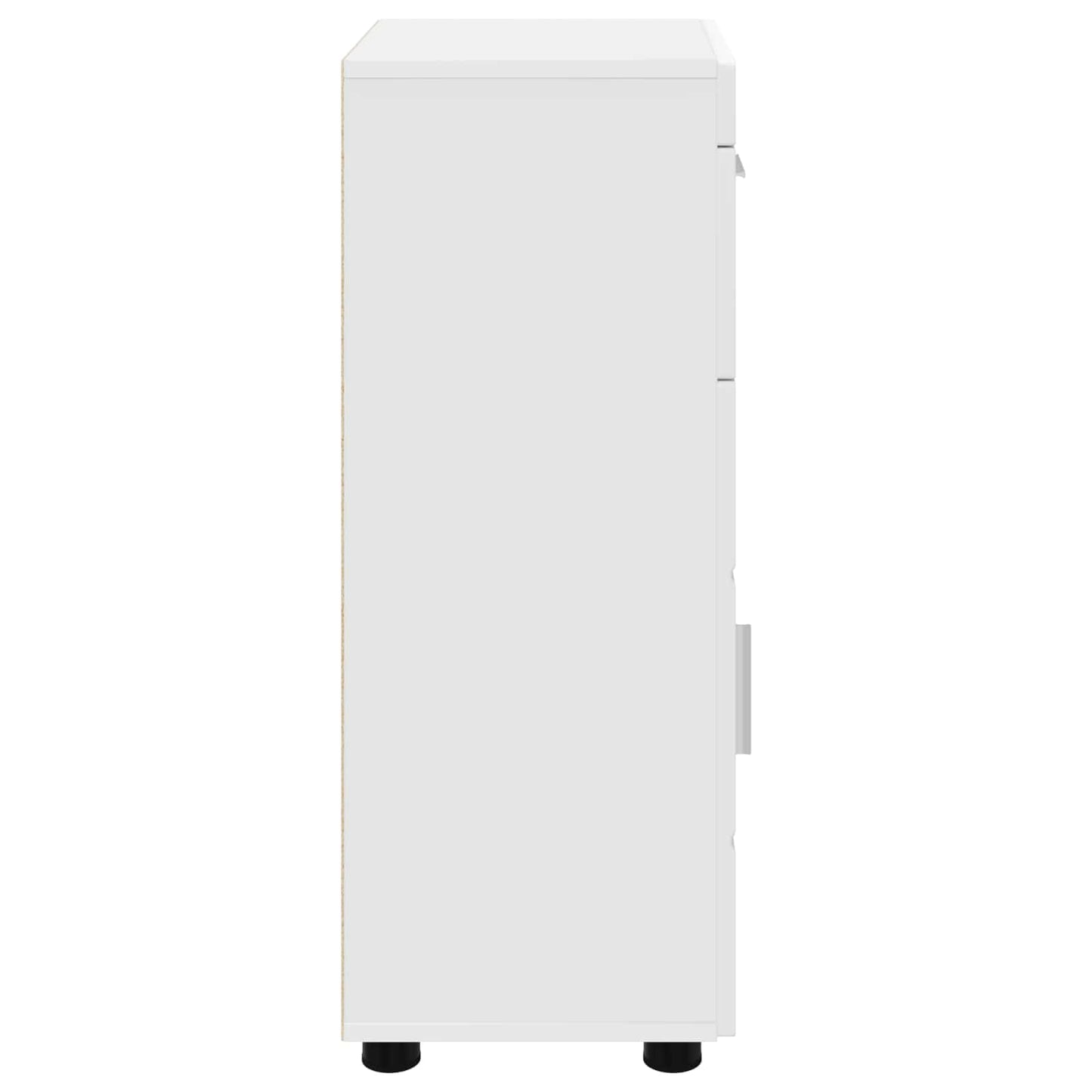 Bathroom Cabinet Set with Drawer TULUM White 37 x 31.5 x 82 cm