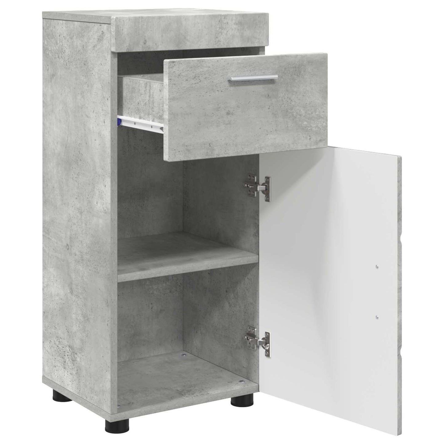 Bathroom Cabinet Set TULUM Concrete Grey 37 x 31.5 x 82 cm