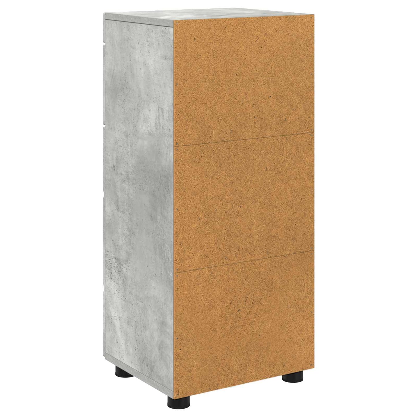 Bathroom Cabinet Set TULUM Concrete Grey 37 x 31.5 x 82 cm