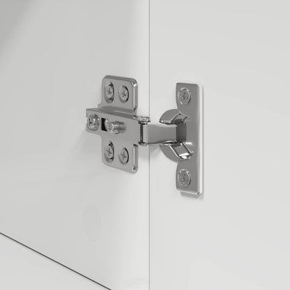 Bathroom Cabinet Set TULUM High Gloss White 37 x 31.5 x 82 cm