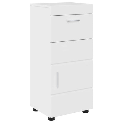 Bathroom Cabinet Set TULUM High Gloss White 37 x 31.5 x 82 cm