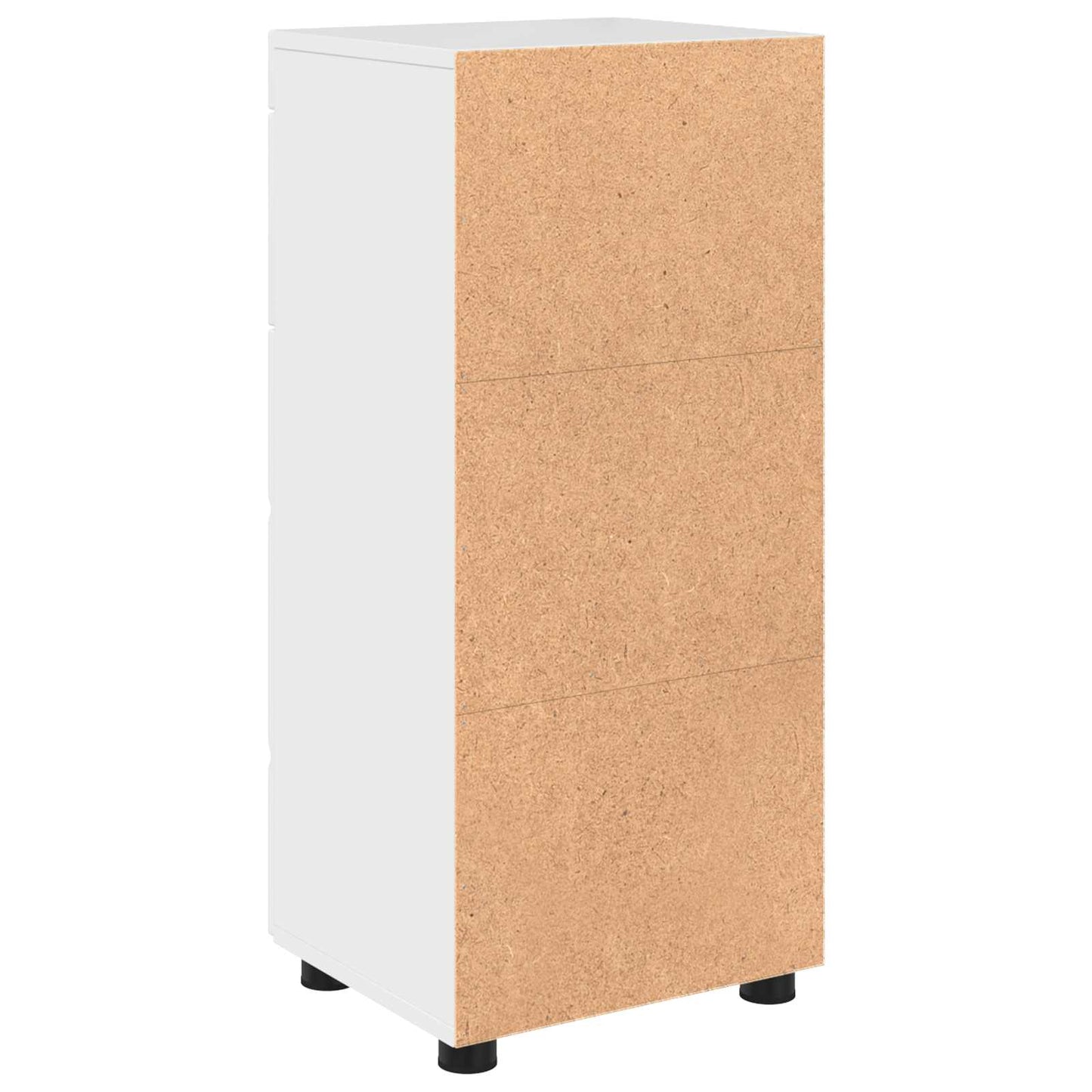 Bathroom Cabinet Set TULUM High Gloss White 37 x 31.5 x 82 cm