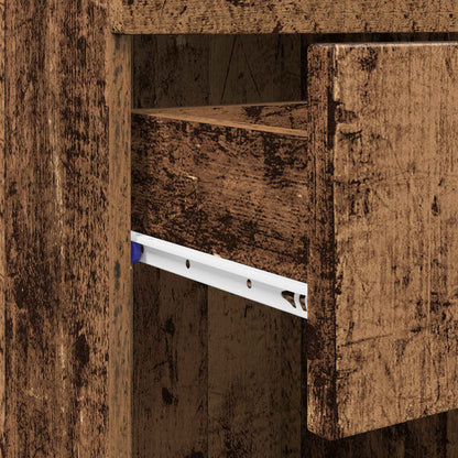 Bathroom Cabinet Set TULUM Old Wood 37 x 31.5 x 82 cm