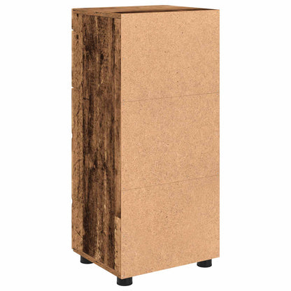 Bathroom Cabinet Set TULUM Old Wood 37 x 31.5 x 82 cm