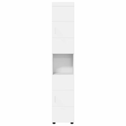 Bathroom Cabinet Set TULUM White 37 x 31.5 x 203 cm