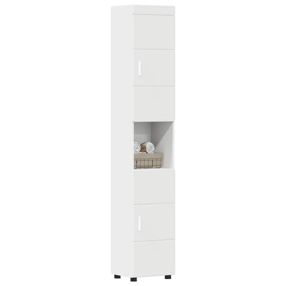 Bathroom Cabinet Set TULUM White 37 x 31.5 x 203 cm