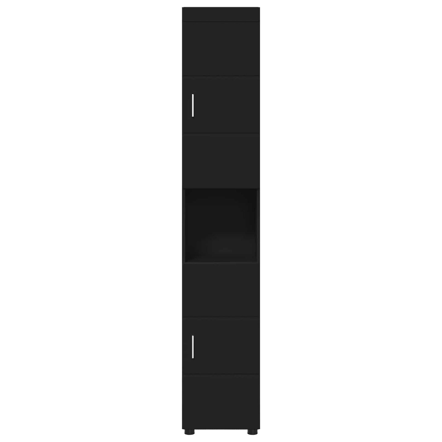Bathroom Cabinet Set TULUM Black 37 x 31.5 x 203 cm