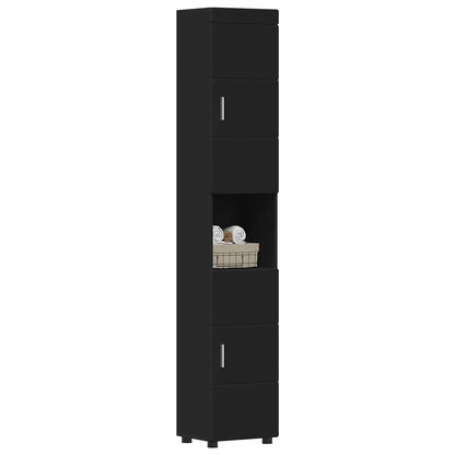 Bathroom Cabinet Set TULUM Black 37 x 31.5 x 203 cm