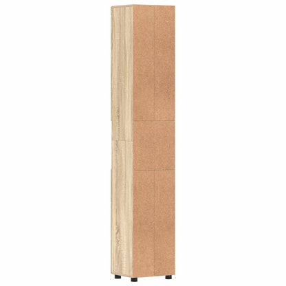 Bathroom Cabinet Set TULUM Sonoma Oak 37 x 31.5 x 203 cm