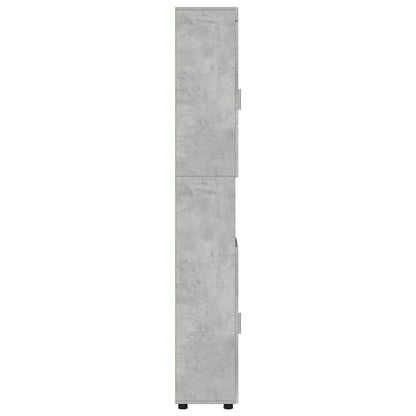 Bathroom Cabinet Set TULUM Concrete Grey 37 x 31.5 x 203 cm
