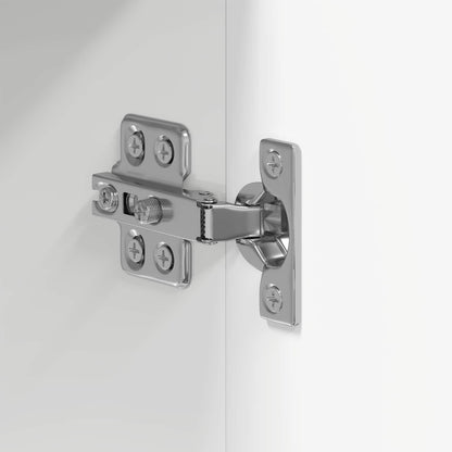 Bathroom Cabinet Set TULUM High Gloss White 37 x 31.5 x 203 cm