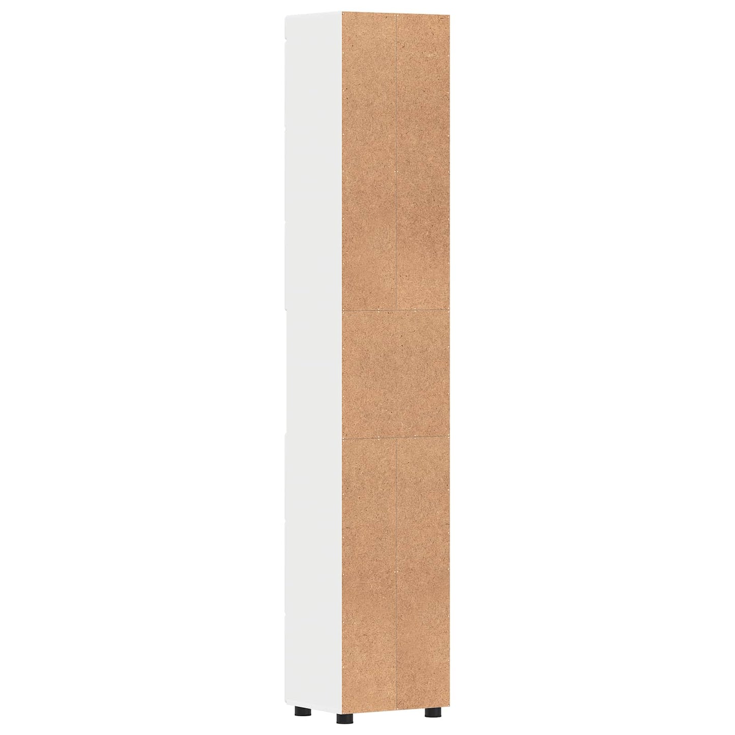 Bathroom Cabinet Set TULUM High Gloss White 37 x 31.5 x 203 cm