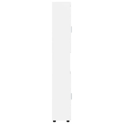Bathroom Cabinet Set TULUM High Gloss White 37 x 31.5 x 203 cm