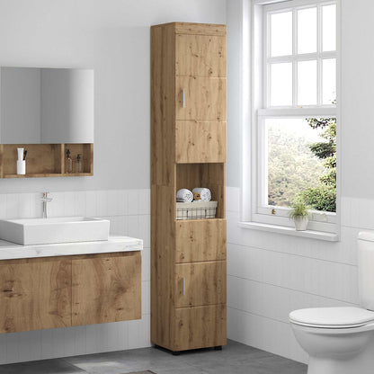 Bathroom Cabinet Set TULUM Artisan Oak 37 x 31.5 x 203 cm