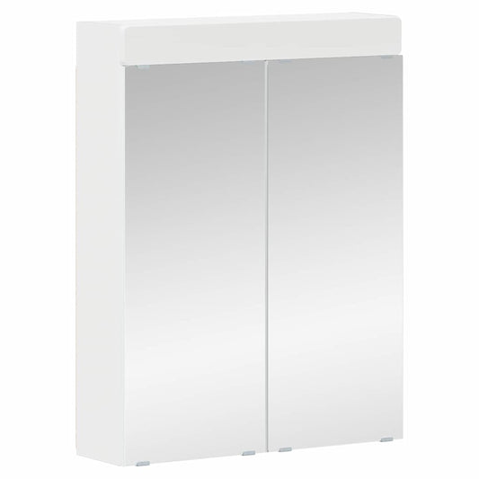 Bathroom Mirror Cabinet TULUM White 60 x 16.5 x 78 cm