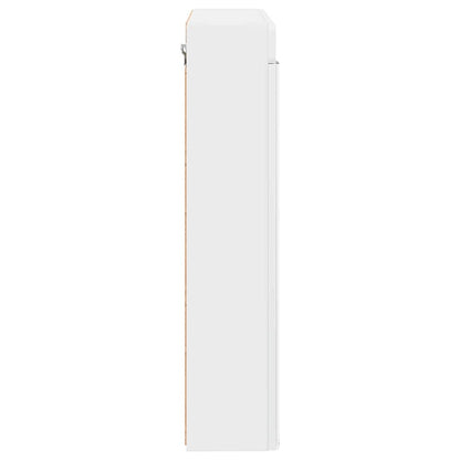 Bathroom Mirror Cabinet with Door TULUM White 60 x 16.5 x 78 cm