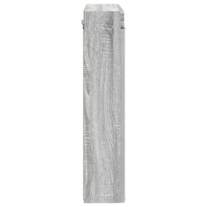 Bathroom Mirror Cabinet TULUM Grey Sonoma 60 x 16.5 x 78 cm