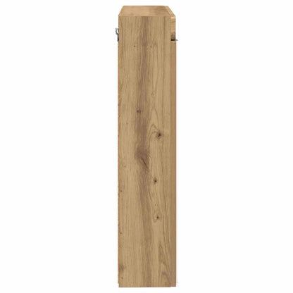 Bathroom Mirror Cabinet TULUM Artisan Oak 60 x 16.5 x 78 cm