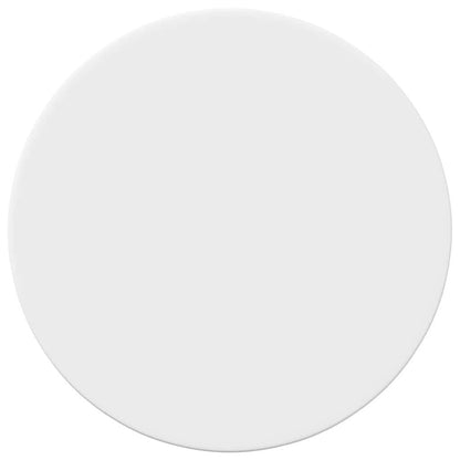 Table Top Ø 30 x 1.5 cm Round Engineered Wood White