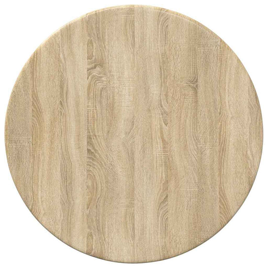 Table Top Ø 30 x 1.5 cm Round Engineered Wood Sonoma Oak
