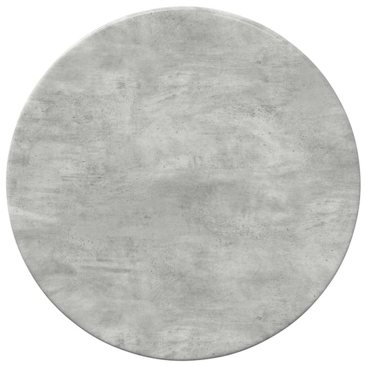 Table Top Ø 30 x 1.5 cm Round Engineered Wood Concrete Grey