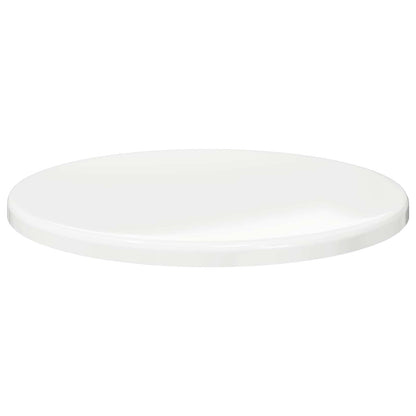 Table Top High gloss white Ø 30 x 1.5 cm Engineered Wood