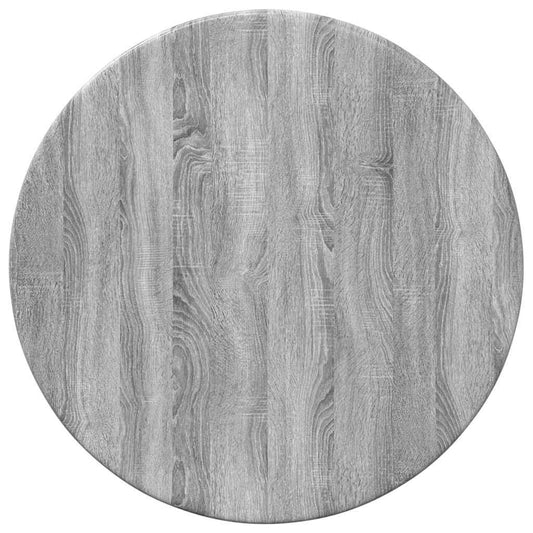 Table Top Ø 30 x 1.5 cm Round Engineered Wood Grey Sonoma