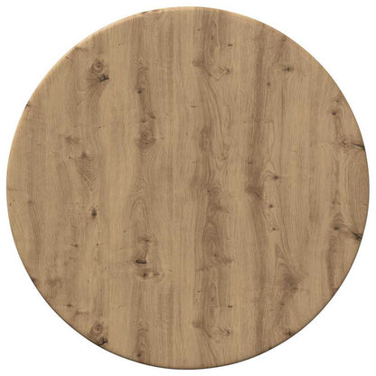 Table Top Ø 30 x 1.5 cm Round Engineered Wood Artisan oak