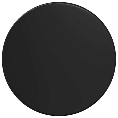 Table Top Ø 40 x 1.5 cm Round Engineered Wood Black