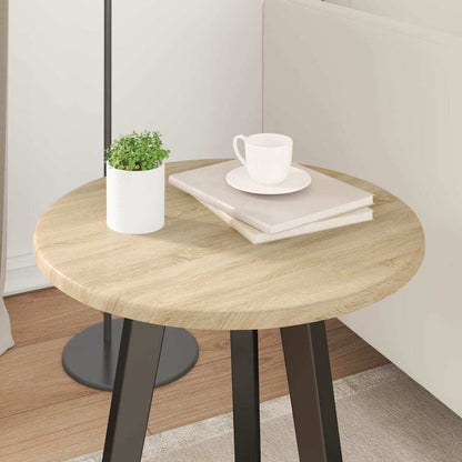 Table Top Sonoma oak Ø 40 x 1.5 cm Engineered Wood