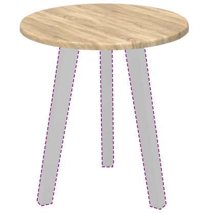 Table Top Sonoma oak Ø 40 x 1.5 cm Engineered Wood