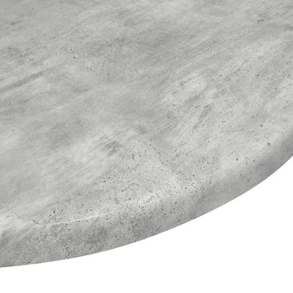 Table Top Concrete grey Ø 40 x 1.5 cm Engineered Wood