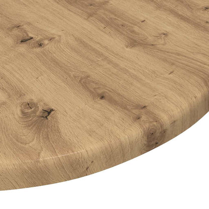 Table Top Ø 40 x 1.5 cm Round Engineered Wood Artisan oak