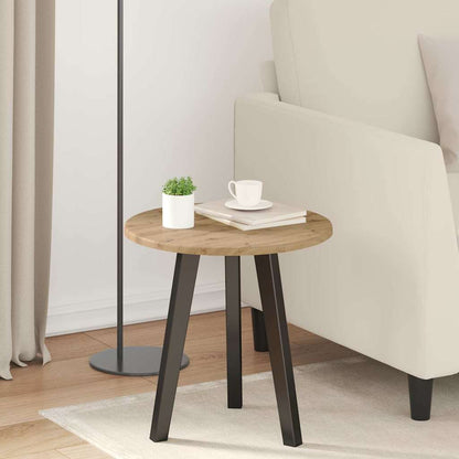Table Top Ø 40 x 1.5 cm Round Engineered Wood Artisan oak
