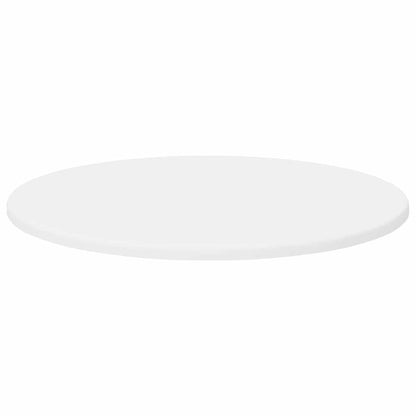 Table Top White Ø 50 x 1.5 cm Engineered Wood
