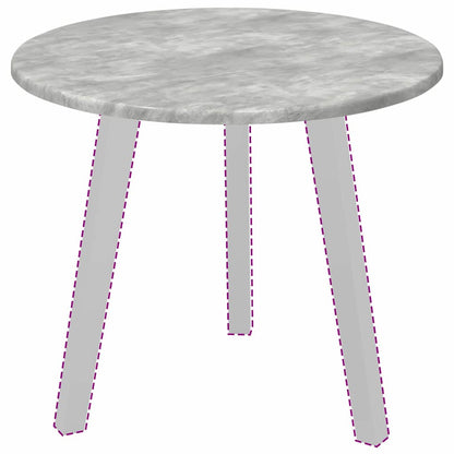 Table Top Concrete grey Ø 50 x 1.5 cm Engineered Wood