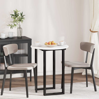 Table Top White Ø 60 x 1.5 cm Engineered Wood