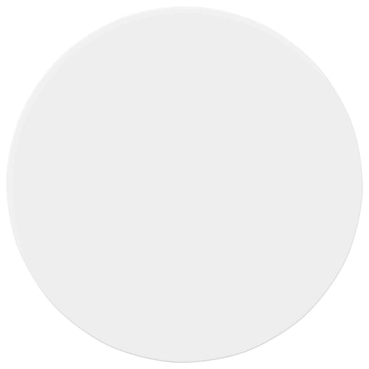 Table Top Ø 60 x 1.5 cm Round Engineered Wood White