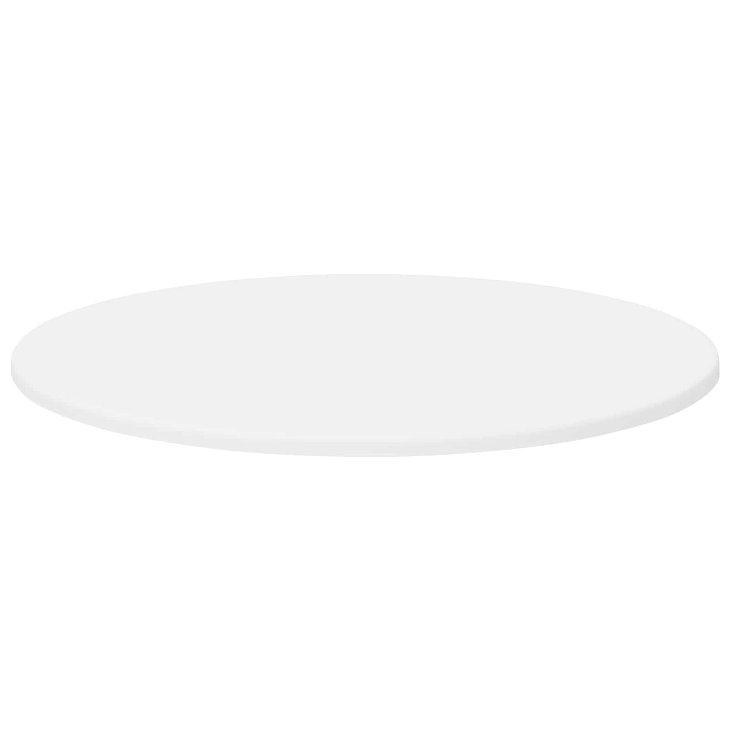 Table Top White Ø 60 x 1.5 cm Engineered Wood