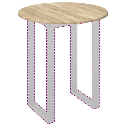 Table Top Sonoma oak Ø 60 x 1.5 cm Engineered Wood