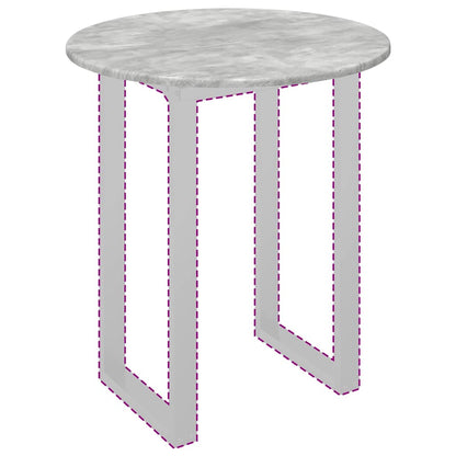 Table Top Concrete grey Ø 60 x 1.5 cm Engineered Wood