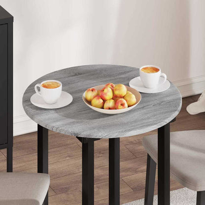 Table Top Grey sonoma Ø 60 x 1.5 cm Engineered Wood