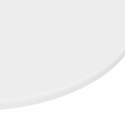 Table Top White Ø 70 x 1.5 cm Engineered Wood