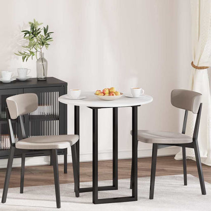 Table Top White Ø 70 x 1.5 cm Engineered Wood
